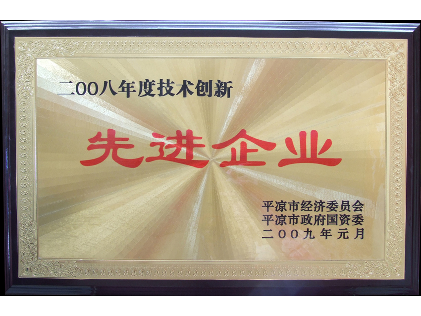 9.2009年，市经委、市国资委授予公司“2008年度技术创新先进企业”.jpg